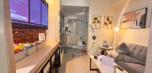 Jazz Residences Makati City的休息区