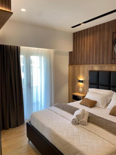 Postel nebo postele na pokoji v ubytování Hotel Resort Mia&Ana