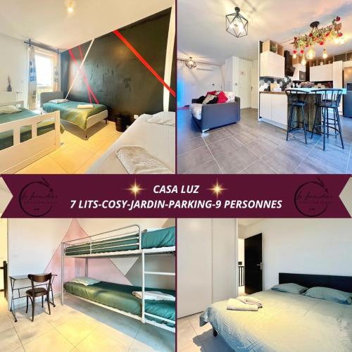 Casa Luz - 9 personnes, Cosy, Jardin, 7 lits, CLIM en été