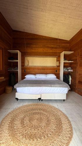 En eller flere senge i et værelse på Casa Gemini