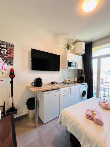 Studio Rénové et Meublé Le Cœur de Nice à Vos Pieds