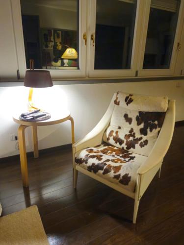 Χώρος καθιστικού στο Casa Giotto