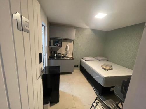 Kuchyň nebo kuchyňský kout v ubytování Flats SP Vila Olímpia