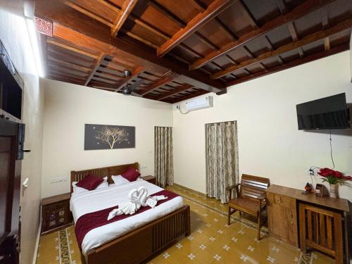 Postel nebo postele na pokoji v ubytování Woodlyn Homestay & Boating