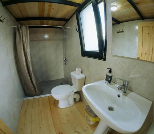 Ένα μπάνιο στο Guesthouse Omalo