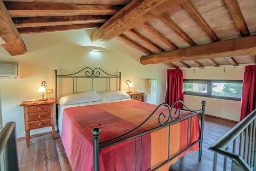 Postel nebo postele na pokoji v ubytování La Sorgente