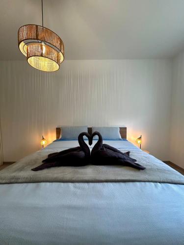 En eller flere senge i et værelse på Appartement moderne - Sur le sentier des vignes