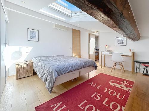 Rooftop terrasse 1 bedroom in rue d'Antibes, 5 min from the Croisette 214