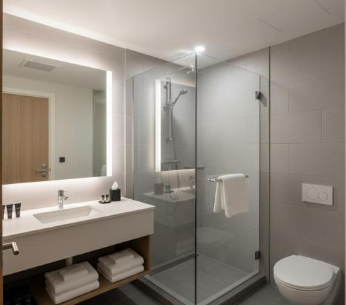 Koupelna v ubytování Takes Antalya Apart