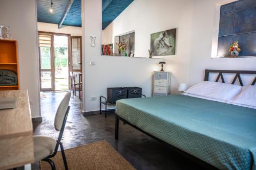 Ένα ή περισσότερα κρεβάτια σε δωμάτιο στο NellaRiserva25-Vurria