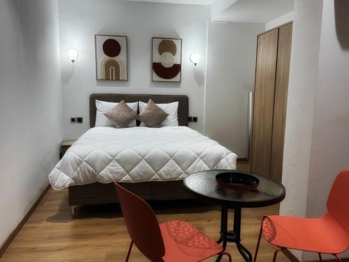 Postel nebo postele na pokoji v ubytování Home hassan