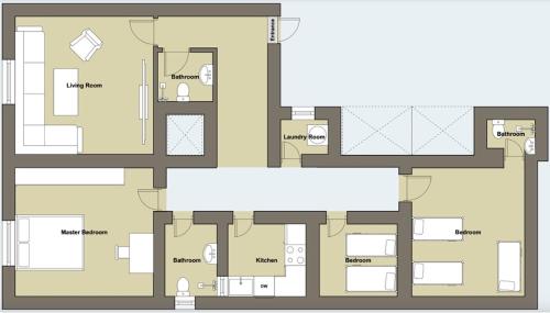 Spacious 3-Bedroom Retreat in Batha Quraish
