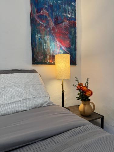 Ένα ή περισσότερα κρεβάτια σε δωμάτιο στο Pacifico