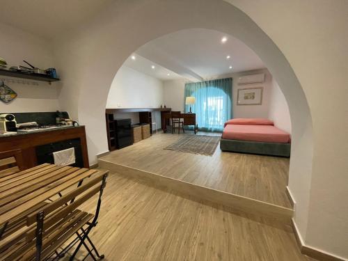 Η κουζίνα ή μικρή κουζίνα στο Spazio apartments Etnea