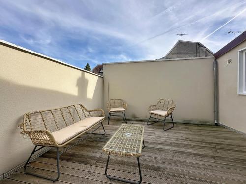 La Capsule - Appartement Centre - Terrasse - Cathédrale 5 min - Reims