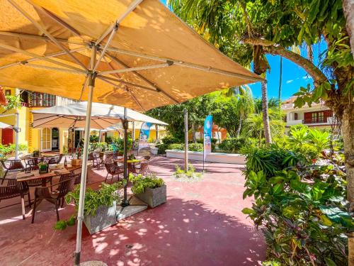 Zahrada ubytování LOS CORALES Hotel Resort Villas & Apartments WIFI BEACH Club & SPA