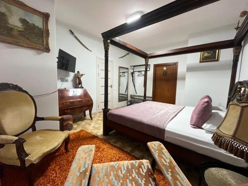 Postel nebo postele na pokoji v ubytování Very Bad Hootel