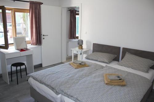 Postel nebo postele na pokoji v ubytování Vol i Ovčica