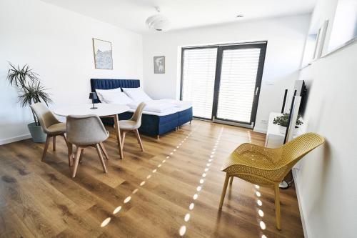 Posezení v ubytování Blue Alpine Nest