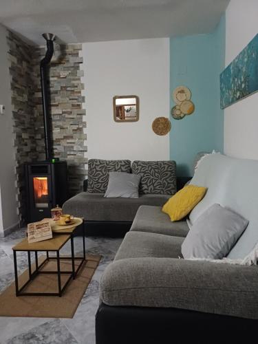 Posezení v ubytování El Corralillo de Victorina