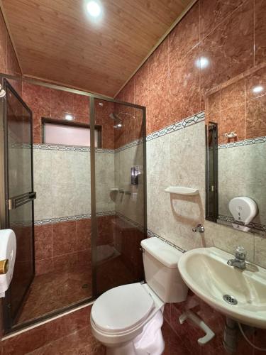 Ένα μπάνιο στο Hostelfc Movistar57