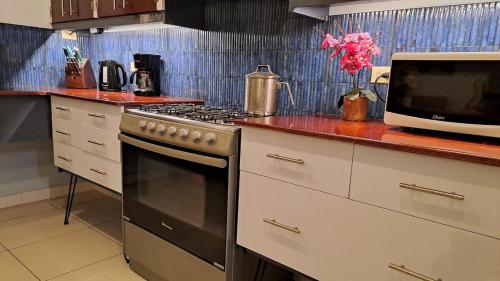 Kuchyň nebo kuchyňský kout v ubytování 3 BDR Quiet and Secure Home- Views, Private Yard and Pool