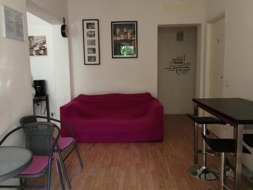 Posezení v ubytování B&B Topaze