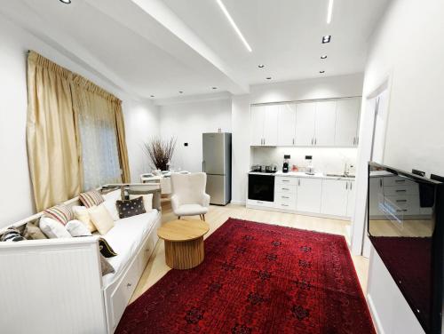 Η κουζίνα ή μικρή κουζίνα στο Filipos Apartment