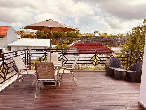 Balkón nebo terasa v ubytování Hokkhi huis