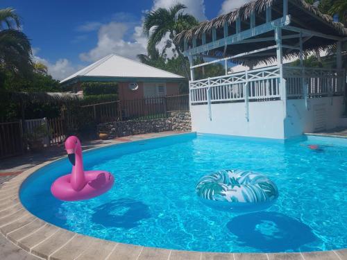 Bungalow La Papaye Bleue Résidence accès Piscine & Plage