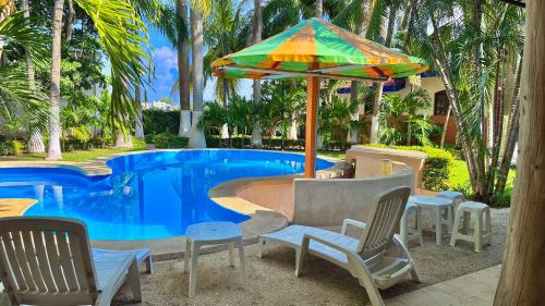 Bazén v ubytování Hotel Barranquilla nebo v jeho okolí