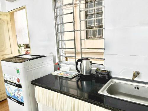 Η κουζίνα ή μικρή κουζίνα στο Hoe Stay - Where to stay