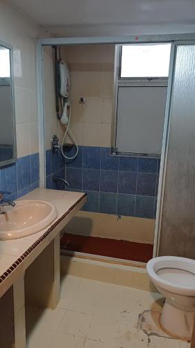 Koupelna v ubytování Hotel City View