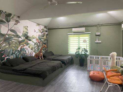 Istumisnurk majutusasutuses Kerlingfornia Pond View Homestay and Farmstead