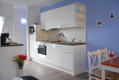 Dapur atau dapur kecil di Exklusive Ferienwohnung