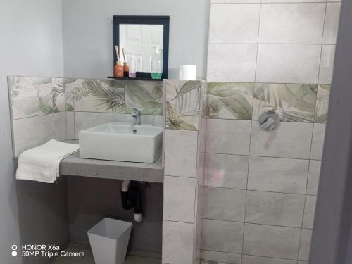 Ένα μπάνιο στο Galaxy Bed and Breakfast