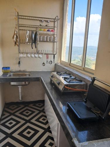 Kuchyň nebo kuchyňský kout v ubytování 4 Seascape