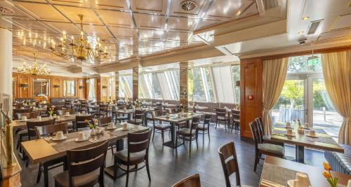 Restoran või mõni muu söögikoht majutusasutuses Best Western Plus Plaza Hotel Darmstadt