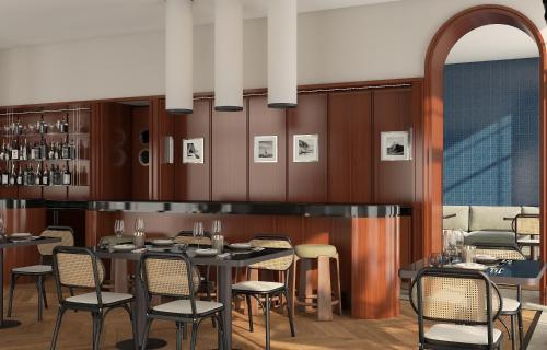 Lounge nebo bar v ubytování Hotel Madeira