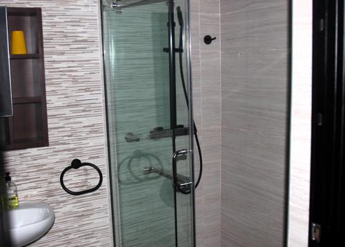 Koupelna v ubytování Villagers Team Hospitability