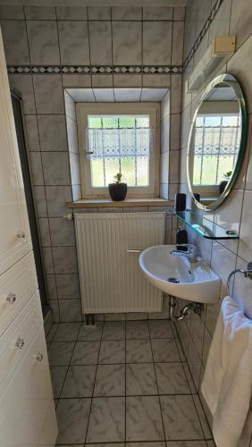 Koupelna v ubytování Arber Haus Paula