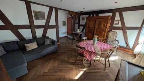 Χώρος καθιστικού στο Les Perles du Ried - Gîte 201