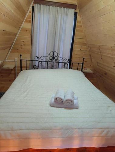 Postel nebo postele na pokoji v ubytování Hill