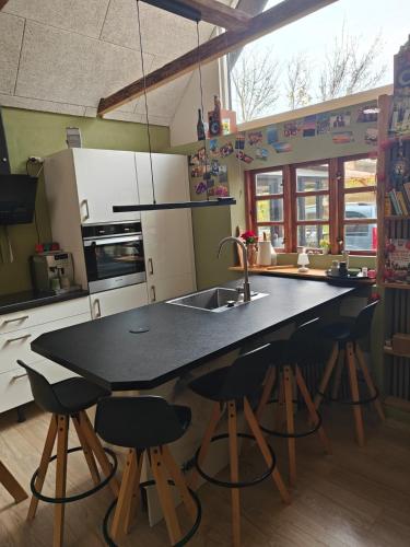 Kuchyň nebo kuchyňský kout v ubytování Cozy Newly Renovated Tiny House near Randers