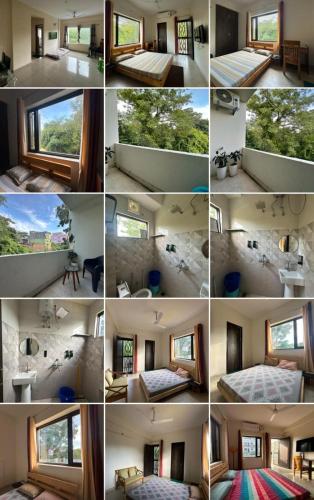 Postel nebo postele na pokoji v ubytování The Wallow Inn-Luxury Condo On Mussoorie Road