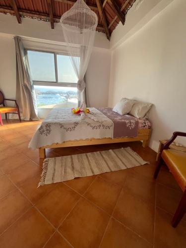 Postel nebo postele na pokoji v ubytování Resort Villa Morgana