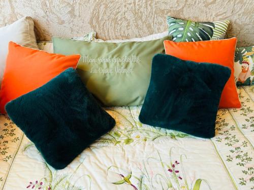 Χώρος καθιστικού στο Mon Reve Ensoleille im Ortskern