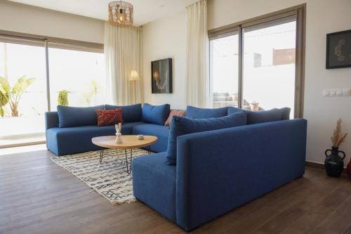 Posezení v ubytování Imsouane WOOD HOUSE