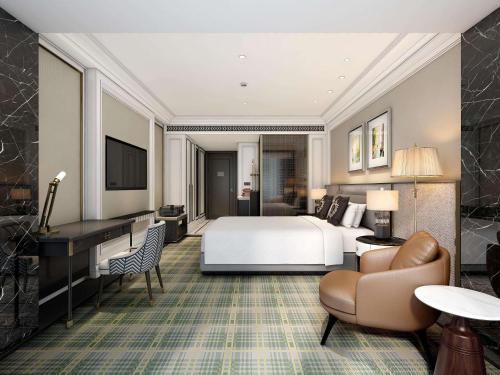 Postel nebo postele na pokoji v ubytování Pullman Beijing South