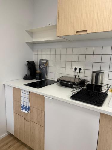 Una cocina o zona de cocina en Cozy Room - Self Check In - Bad Nauheim